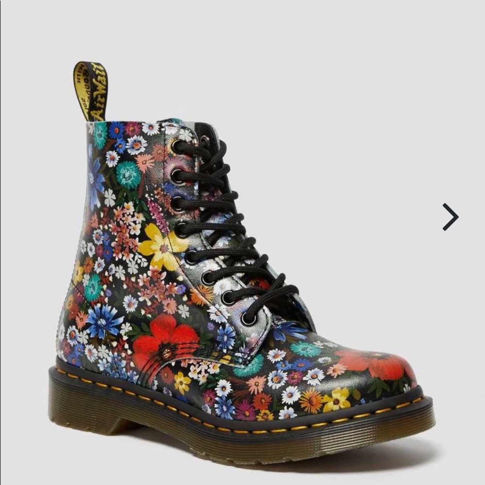 Dr. Martens (Like New) Floral Boots